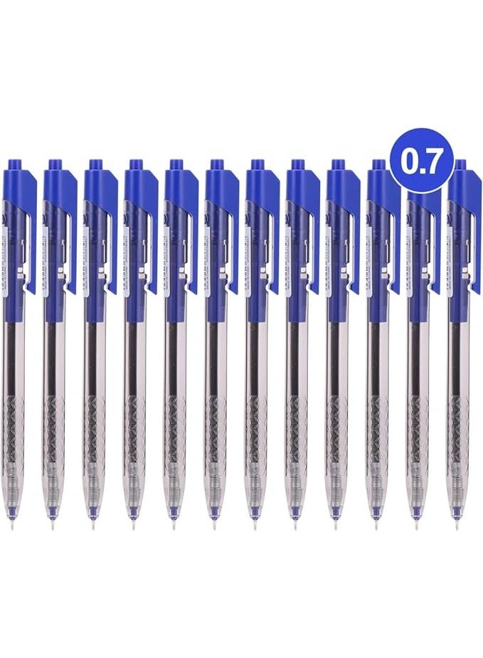 ديلي EQ01330 قلم حبر جاف 0.7 مم – حبر أزرق – عبوة 12 قلم - Image 3